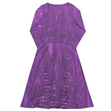 Load image into Gallery viewer, Lilac long sleeve midi dress