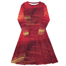 Load image into Gallery viewer, Blush long sleeve midi dress