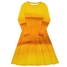 Load image into Gallery viewer, Sunburst 2 long sleeve midi dress