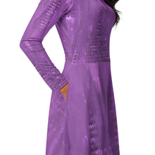 Load image into Gallery viewer, Lilac long sleeve midi dress
