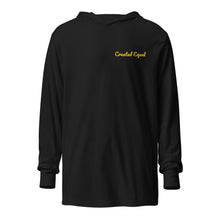 Load image into Gallery viewer, Created Equal Hooded long-sleeve tee