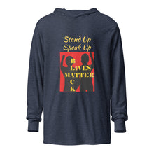Load image into Gallery viewer, Black Lives Matter Hooded long-sleeve tee