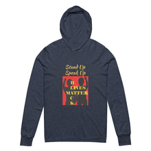 Load image into Gallery viewer, Black Lives Matter Hooded long-sleeve tee