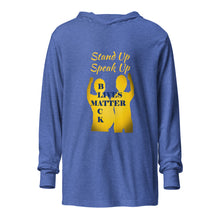 Load image into Gallery viewer, Black Lives Matter Hooded long-sleeve tee