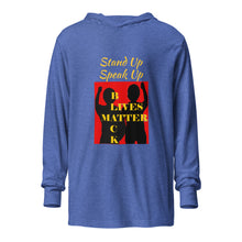 Load image into Gallery viewer, Black Lives Matter Hooded long-sleeve tee