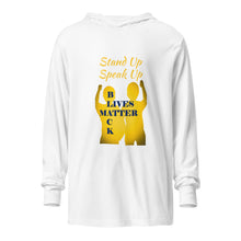 Load image into Gallery viewer, Black Lives Matter Hooded long-sleeve tee
