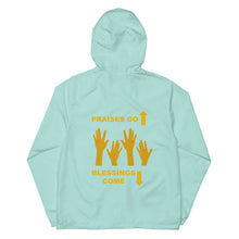 Load image into Gallery viewer, Praises Up Unisex lightweight zip up windbreaker