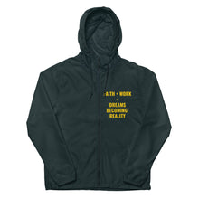 Load image into Gallery viewer, Faith Plus Work Unisex lightweight zip up windbreaker