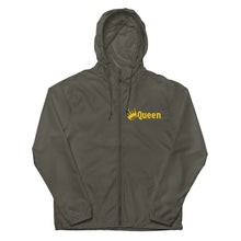 Load image into Gallery viewer, QUEEN Unisex lightweight zip up windbreaker