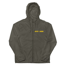 Load image into Gallery viewer, Faith + Work Unisex lightweight zip up windbreaker