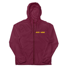 Load image into Gallery viewer, Faith + Work Unisex lightweight zip up windbreaker