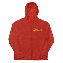Load image into Gallery viewer, QUEEN Unisex lightweight zip up windbreaker