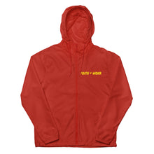 Load image into Gallery viewer, Faith + Work Unisex lightweight zip up windbreaker
