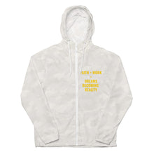 Load image into Gallery viewer, Faith Plus Work Unisex lightweight zip up windbreaker