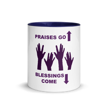 Load image into Gallery viewer, Praises Up Mug with Color Inside