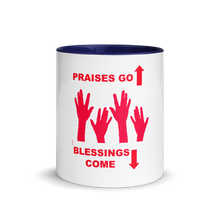 Load image into Gallery viewer, Praises Up Mug with Color Inside