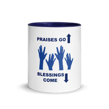 Load image into Gallery viewer, Praises Up Mug with Color Inside