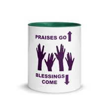 Load image into Gallery viewer, Praises Up Mug with Color Inside