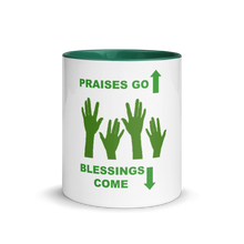 Load image into Gallery viewer, Praises Up Mug with Color Inside