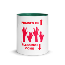 Load image into Gallery viewer, Praises Up Mug with Color Inside