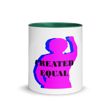 Cargar imagen en el visor de la galería, Created Equal Mug with Color Inside