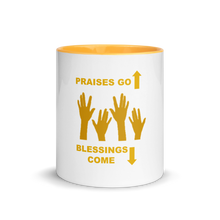 Load image into Gallery viewer, Praises Up Mug with Color Inside