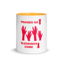 Load image into Gallery viewer, Praises Up Mug with Color Inside