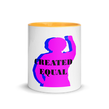 Cargar imagen en el visor de la galería, Created Equal Mug with Color Inside