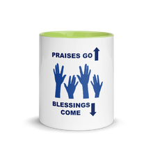 Load image into Gallery viewer, Praises Up Mug with Color Inside