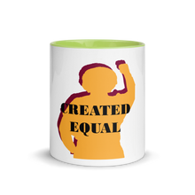 Cargar imagen en el visor de la galería, Created Equal Mug with Color Inside