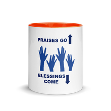 Load image into Gallery viewer, Praises Up Mug with Color Inside