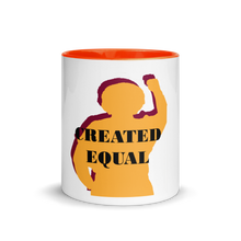 Cargar imagen en el visor de la galería, Created Equal Mug with Color Inside