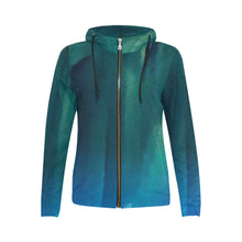 Load image into Gallery viewer, Sea Green Hoodie Jacket