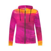 Load image into Gallery viewer, Burst of Pink Hoodie Jacket