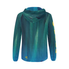 Cargar imagen en el visor de la galería, QUEEN Sea Green Hoodie Jacket