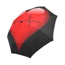 Load image into Gallery viewer, Heartbeat Automatic Tri-fold Umbrella
