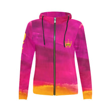 Load image into Gallery viewer, QUEEN Burst of Pink Hoodie Jacket
