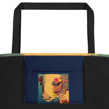 Cargar imagen en el visor de la galería, Cow Art Beach Bag