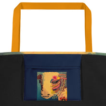 Cargar imagen en el visor de la galería, Cow Art Beach Bag