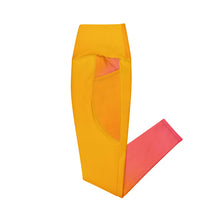 Cargar imagen en el visor de la galería, Sunburst Crossover leggings with pockets