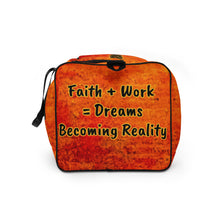 Load image into Gallery viewer, Faith + Work Duffle bag