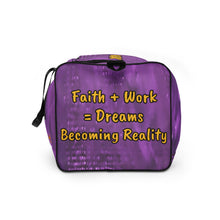Load image into Gallery viewer, Faith + Work Duffle bag