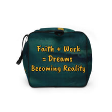 Load image into Gallery viewer, Faith + Work Duffle bag