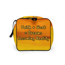Load image into Gallery viewer, Faith + Work Duffle bag