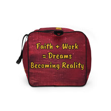 Load image into Gallery viewer, Faith + Work Duffle bag