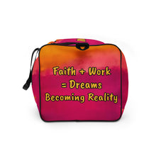 Load image into Gallery viewer, Faith + Work Duffle bag