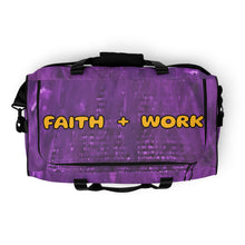 Load image into Gallery viewer, Faith + Work Duffle bag