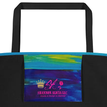 Cargar imagen en el visor de la galería, Blue Wave Beach Bag