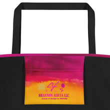 Load image into Gallery viewer, Burst of Pink Beach Bag