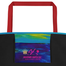 Cargar imagen en el visor de la galería, Blue Wave Beach Bag